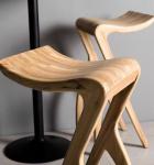 Modern Hotel Coffee Table Coffee Chair Solid Wood High Stool