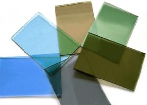 China Decorative Tinted Float Glass 3mm - 12mm Thickness For Window / Door factory