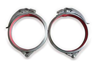 China 160mm Galvanized Pipe Clamp factory