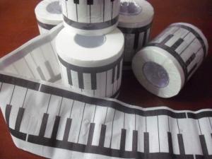 China black and white keyboard bathroom tissue roll factory