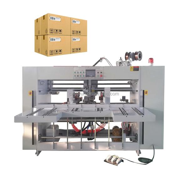 Adjustable Stainless Steel Carton Stitching Machine Low Power Consumption