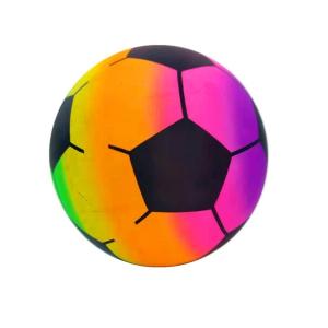 China Rainbown 14 Years up Rainbow Toy Ball Pvc Volleyball Inflated Volleyball For Beach Game factory