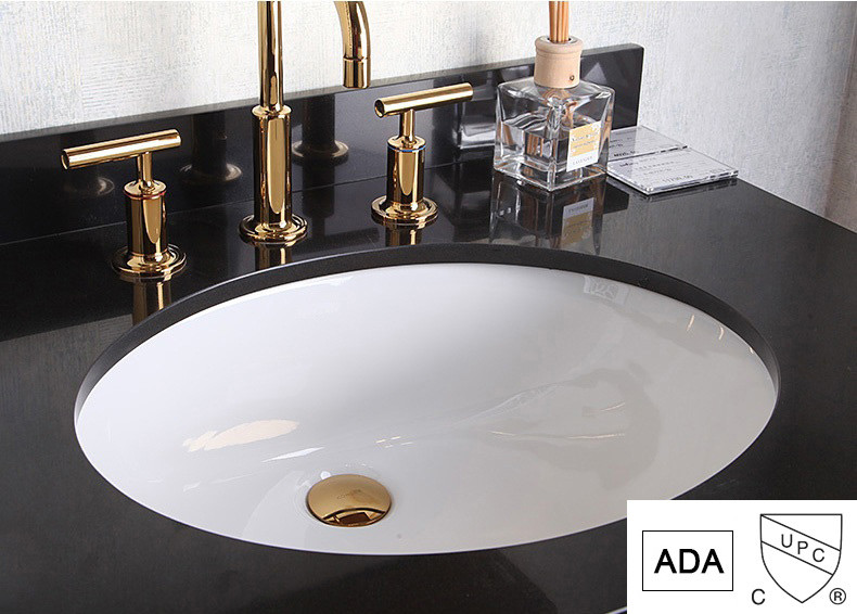 Drop In Farmhouse Ada Bathroom Sink Small Simple Streamlined Versatile