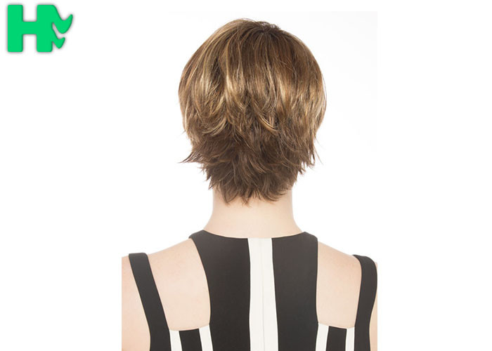 Fashion Short Cosplay Hot Sale European Synthetic No Lace Hair Wig
