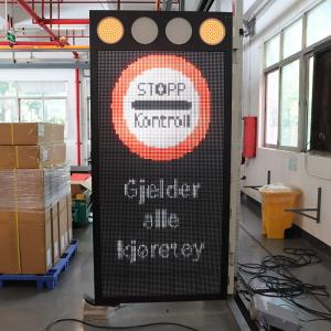 China Outdoor DIP P16 LED Traffic Signs 1024mm*1024mm Safety Signage factory