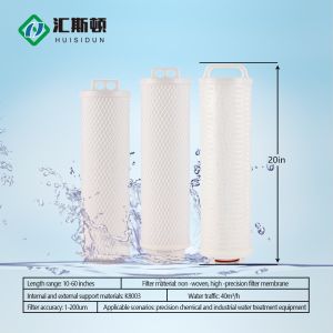 Lightweight Flow Water Purifier Filter Element 3m with Polypropylene Composite