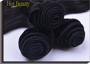 China Unprocessed Grade 6A Virgin Brazilian Straight Hair , 110g Double Drawn factory