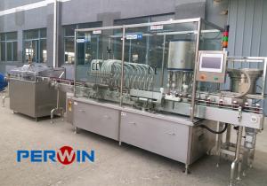 China Plastic Bottle Filling And Capping Machine 30ml~200ml Cough Syrup factory