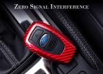 Glossy Slip Resistant Carbon Fiber Key Case For SUBARU
