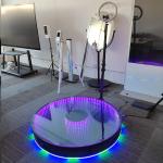 LED Photo Booth 360 Spin Video Slow Motion Free Logo With RGB Light