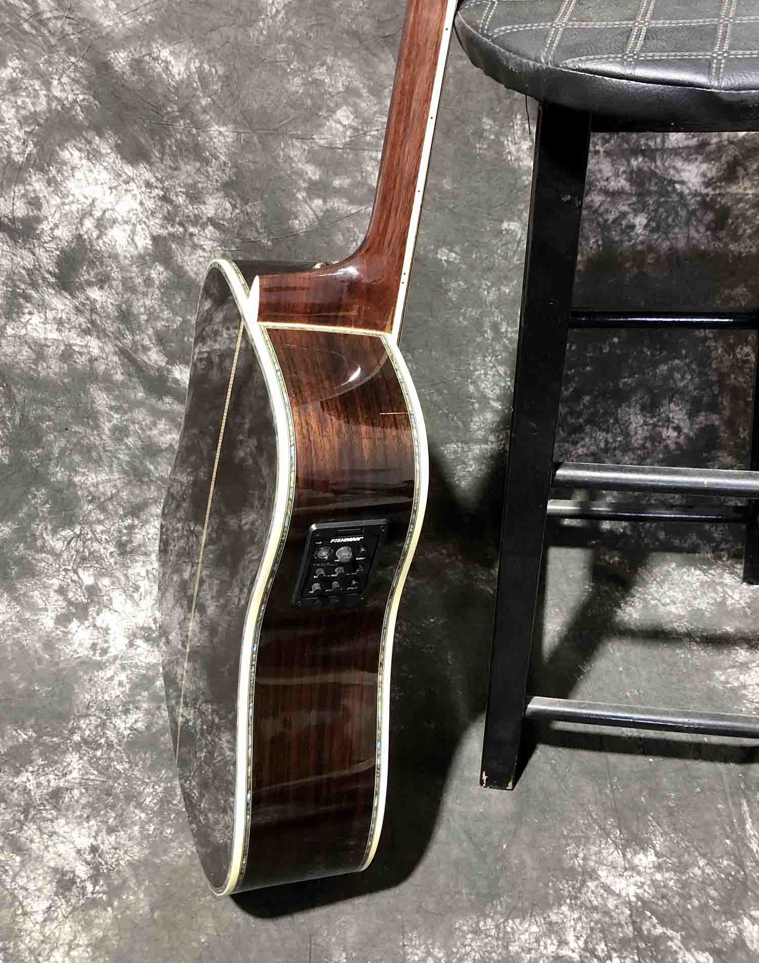 Custom Solid Cedar Top 45c Body Dreadnought Classic Acoustic Guitar with FSM Pickup 301 Hardcase