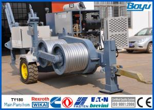 China 120kN 12T Power Line Stringing Equipment TY120 Hydraulic Puller German Rexroth Pump Motor / Reducer on sale