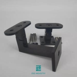 China BSCI Rustproof SS316 Satin Brushed Handrail End Brackets factory
