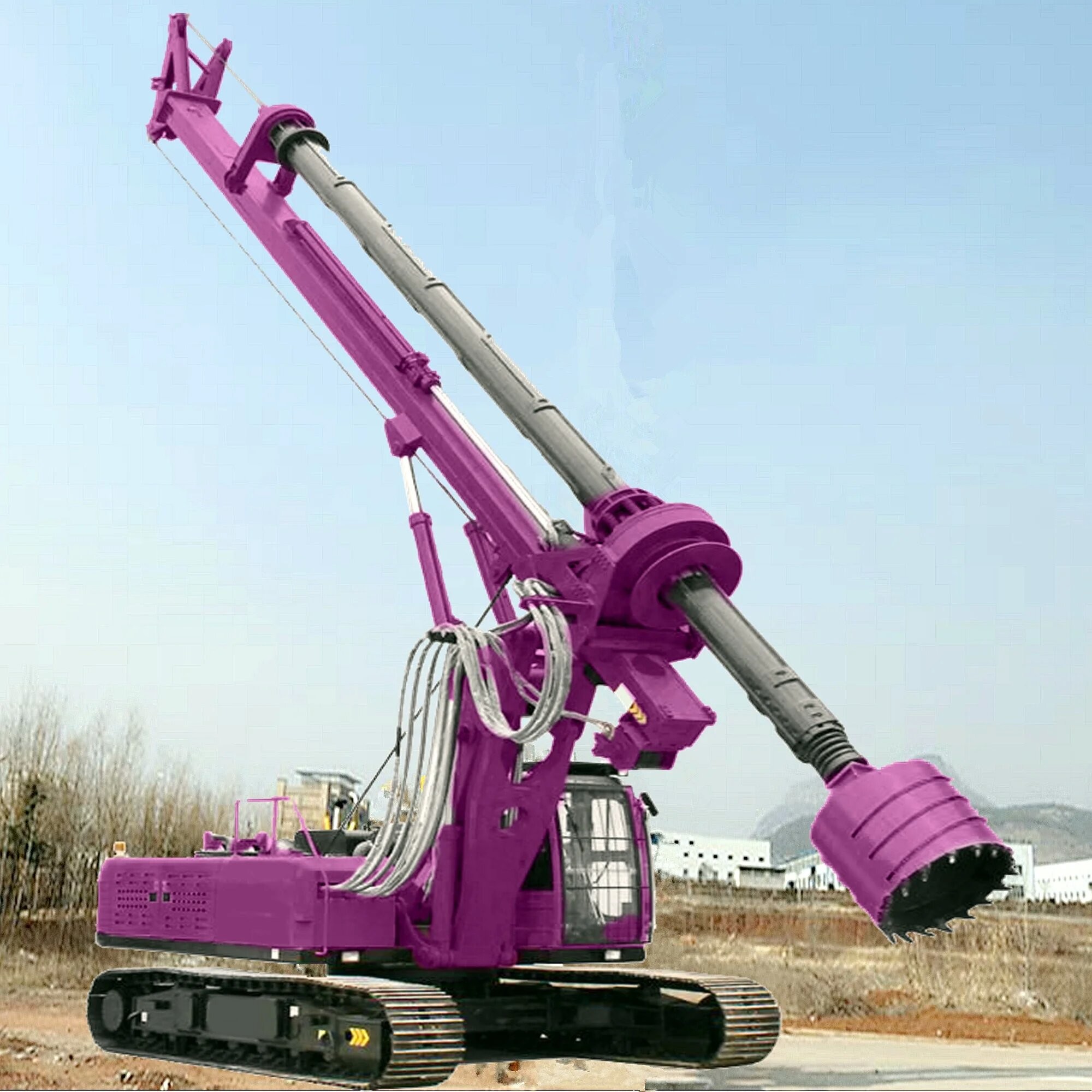 Crawler Rotary Drilling Rig Foundation Construction Hydraulic Rotary Drilling Rig Machine