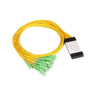 China SC / APC 1x16 Plc Splitter , G657A Optical Signal Splitter 1310nm / 1550nm Wavelength factory