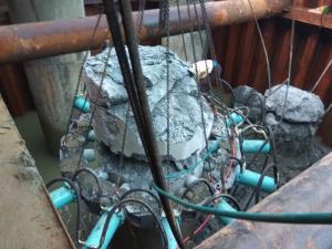 China BEIYI BYMK180S Round pile Hydraulic Pile Breaker cutting concrete foundation machinery pile cutter factory