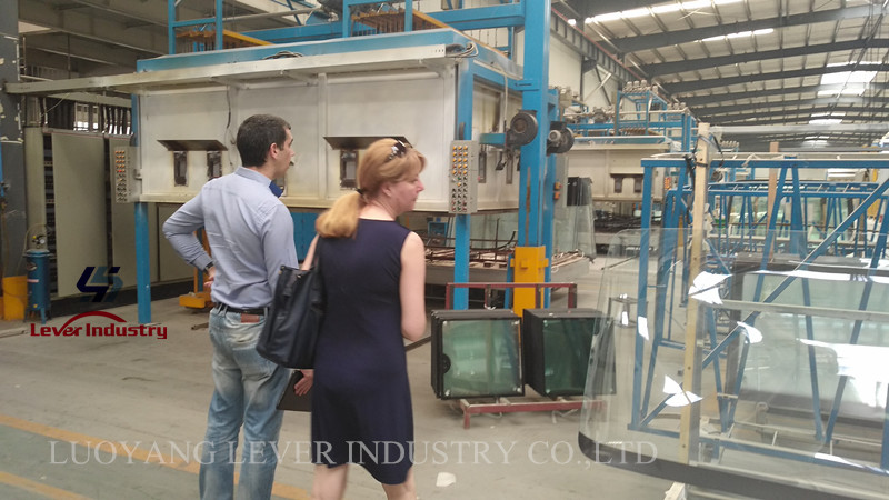 Automatic Glass Thermal Glass Bending Furnace for Bus front Windshield 2000 x 3000mm