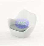 Rotational Moulded Furniture Single Person Sofa , Roto Furniture OEM Service