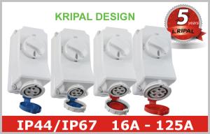 China 250V 415V Power Industrial Plug Socket with Switched Interlock PC BOX factory