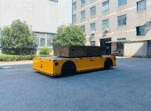 China Warehouse Trackless 12T Electric Transfer Cart Low Noise No Pollution factory