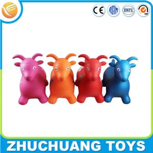 China 2015 chinese year plastic inflatable bouncing horse sheep toys factory