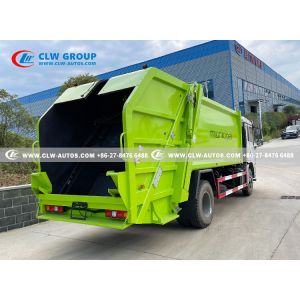 Shacman Rear Tipping Compressed Garbage Truck Customized 14cbm