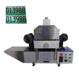 China AC220V 190mm Roller Car License Plate Hot Stamping Machine factory