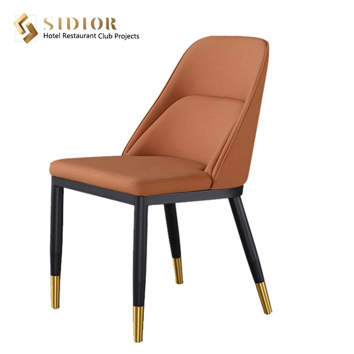PU Dinning Chair, High Quality Dinning Chair, Hotel Dinning Chair, High Density Foam, Metal Legs