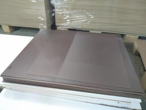 China 0.5mm 0.8mm 1.5mm Brown Phenolic PCB Drilling Backup Board factory