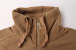 Ladies Sports Coats And Jackets Clothing Taupe Zip Up Fleece Jacket
