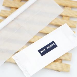 Custom Logo Wipe Clean Paper Individually Wrapped 20x18cm Unscented