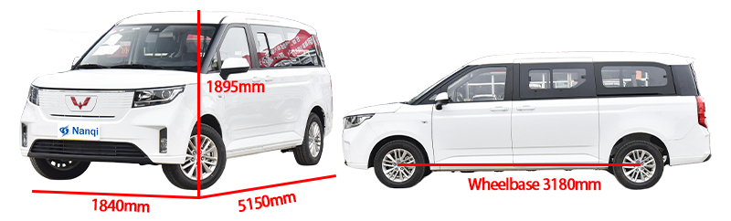 Commuter Bus Normal Version Wuling Zhengcheng EV 5-Door 2-Seat MPV
