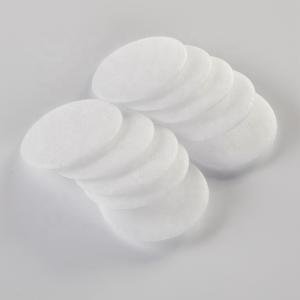 China Medical BFE 99.999% HME Hepa Bacteria Virus Round Filter Paper Pad factory