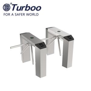 China Factory Entrance SUS 304 Tripod Barrier Gate With Anti Back Mechanism factory
