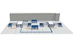 horizontal flat glass insulating glass automatic production line double glazed