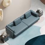Modern Luxury Hotel Reception Sofa Solid Wood Frame Negotiation Sofa