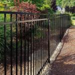 Metal Steel Galvanized Picket Wrought Iron Fencing Tubular