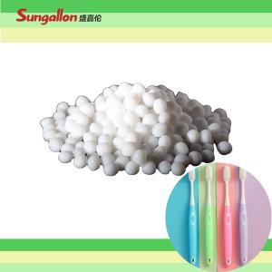 China White Opaque TPE/TPR Granules for Sports Protective Equipment factory