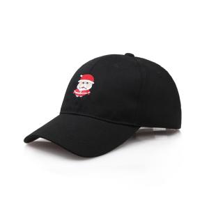 China 6 Panels Christmas Santa Claus Embroidery Baseball Hats With Adjustable Closure factory