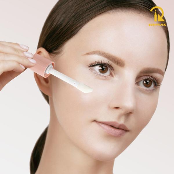 30ml Glass Foundation Bottle with Brush + Thick-Bottom Pink Lip Gloss Bottle – Empty Cosmetic Containers for DIY Makeup