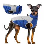 Winter Luxury Pet Coat Thickened Warm Dog Clothes Comfortable Reflective For