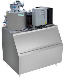 China Heavy Duty Premium Solid Flat Cut Ends Tube Ice Machine 380V 7800kg factory
