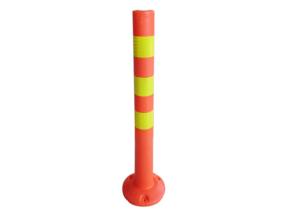 China Flexible EVA Orange 750mm Traffic Warning Post factory