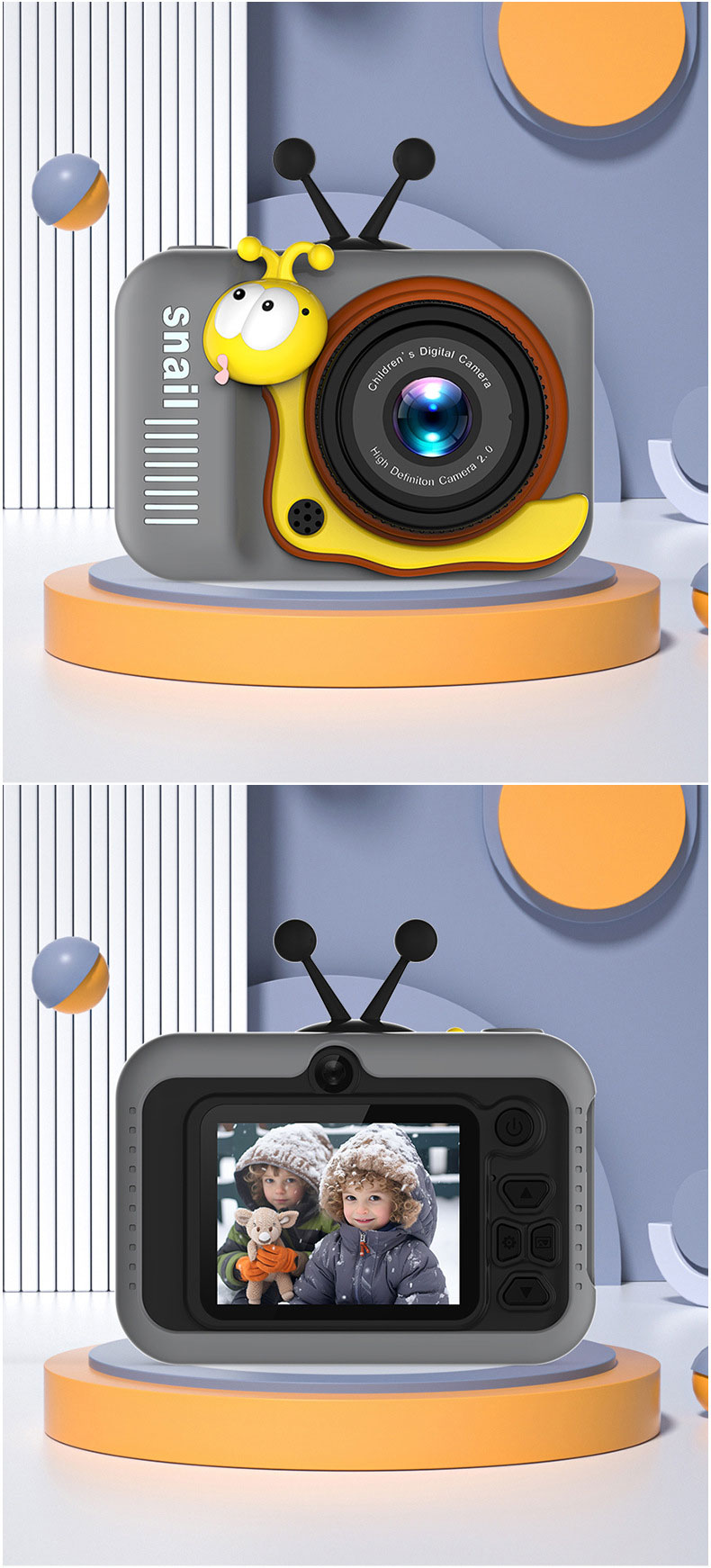 32MP Kids Digital Camera Perfect Birthday Gift for Children Aged 3-9 Unisex Toy Camera
