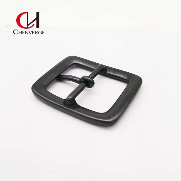 Lightweight Matte Black Belt Buckle Multipurpose Rustproof Width 56mm