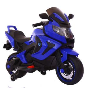 China 12V390 Battery Red White Blue Electric Ride On Motorcycles for Kids Long-Lasting Fun factory