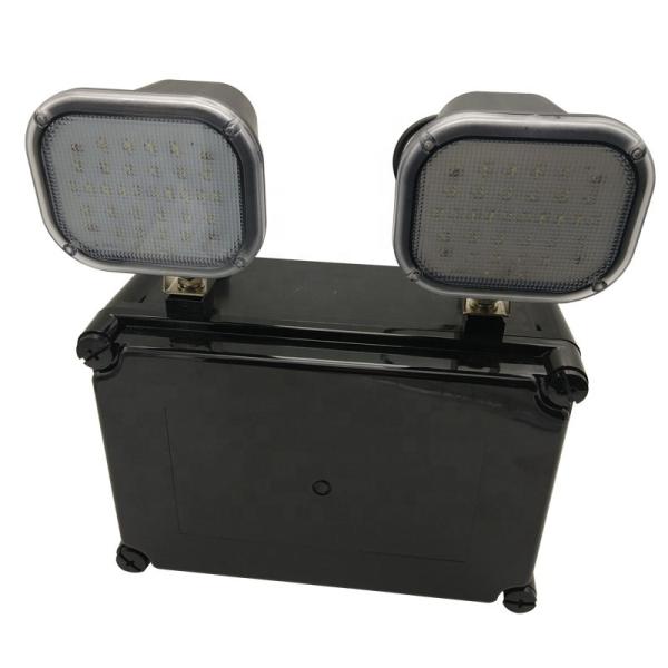 IP65 Waterproof Two Heads LED Emergency Light With 3hrs Battery Backup