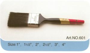 China Synthetic filament high quality wooden handle pure bristle paint brush No.601 factory