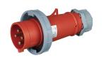 4P 32A IP67 Weatherproof Red 3rd Generation Industrial Plug Screwless China