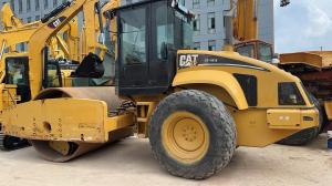 China Original Color Used Caterpillar CS-683E Single Drum Road Roller In Excellent Condition factory